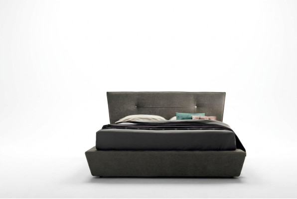 Diseñador Cama Dormitorio Cuero Textil Hotel Lujo Terciopelo Acolchado
