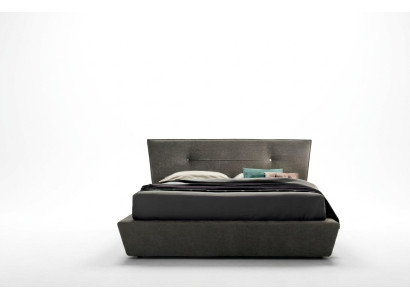 Diseñador Cama Dormitorio Cuero Textil Hotel Lujo Terciopelo Acolchado