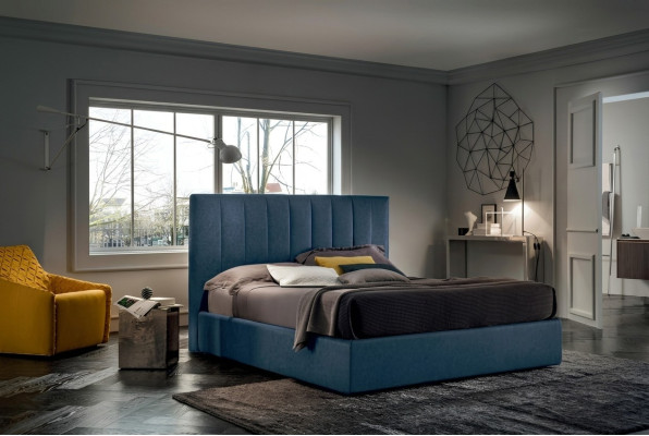 Diseñador cama dormitorio camas textil lujo hotel tela tapicería asiento Italia