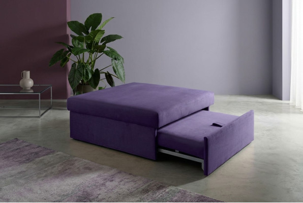 Taburete Diseño Tapizado Reposapiés Otomana Asiento Textil Sillón Club Salón Pufa