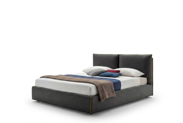 Lujo tapizado tela diseño cama dormitorio camas 180x200 cm textil hotel