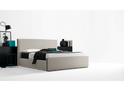 Muebles italianos diseño cama dormitorio camas cuero hotel lujo tapizado nuevo