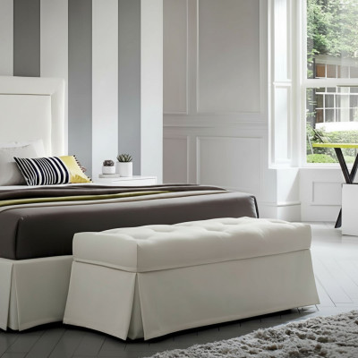 Estilo de casa de campo de lujo Taburete Muebles Taburete tapizado Diseño Asiento Banco de asientos Reposapiés