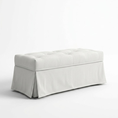 Estilo de casa de campo de lujo Taburete Muebles Taburete tapizado Diseño Asiento Banco de asientos Reposapiés