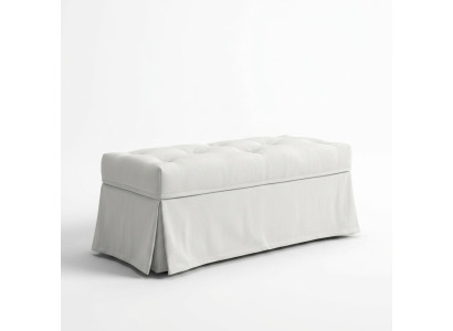 Estilo de casa de campo de lujo Taburete Muebles Taburete tapizado Diseño Asiento Banco de asientos Reposapiés