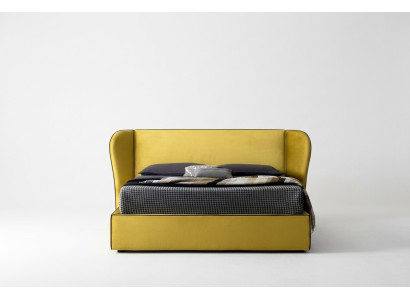 Muebles Diseño de tela Mobiliario Cama tapizada Marco Cama Lujo Cama Hotel Real