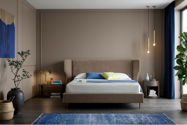 Diseño de cama de lujo de dormitorio cama de madera camas 180x200cm camas dobles Hotel