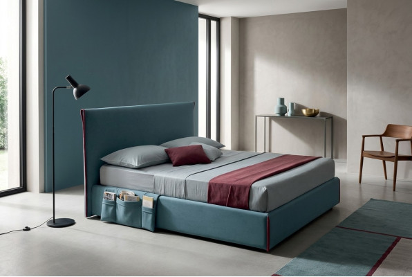 Diseño de muebles de hotel de lujo de Italia, camas de lujo cama doble 180x200 cm Estilo moderno