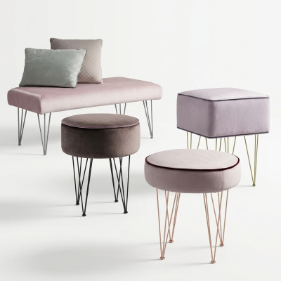 Taburete otomano heces asiento taburete taburete redonda almohada taburete
