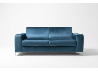 Diseño sofá de tres plazas tapizado sofá de tres plazas muebles de sala de estar Italia muebles