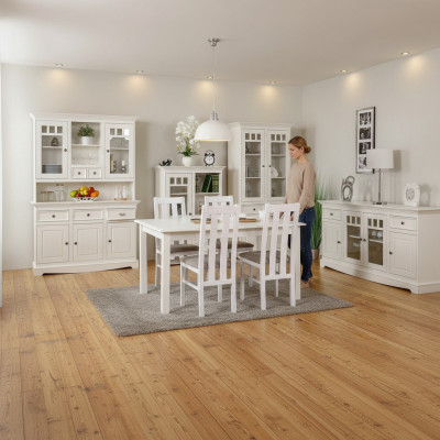 Aparador Vitrina Buffet Armario Diseño Muebles de Estilo Rústico Italiano de Lujo
