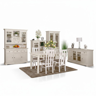 Aparador Vitrina Buffet Armario Diseño Muebles de Estilo Rústico Italiano de Lujo