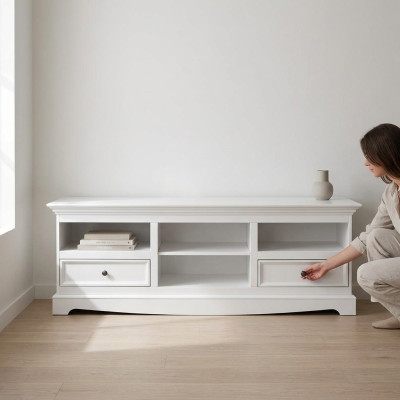 Mueble bajo de televisión, armarios, aparador rtv, cómoda, armario de televisión, estilo rústico, muebles bajos.