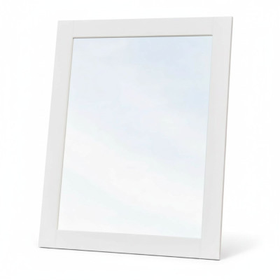 Espejo de pared, espejo para todas las habitaciones, espejo de baño, espejo colgante, marco de madera.