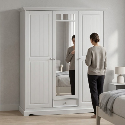 Armarios Vestidores Mobiliario Dormitorio Ropero Madera Madera Maciza