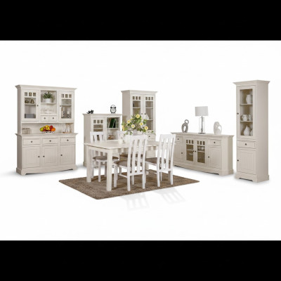 Clásica mesa de madera mesa de comedor mesa de madera mesas de comedor extensible de estilo rústico.