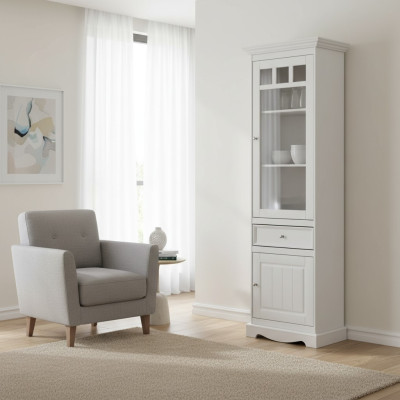 Vitrina Cómoda Vitrina Cómodas Gabinete de vidrio Diseñador Armario NUEVO