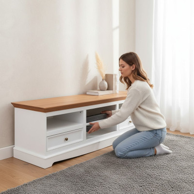 Muebles clásicos de estilo de madera cómoda mueble de aparador RTV cómodas.