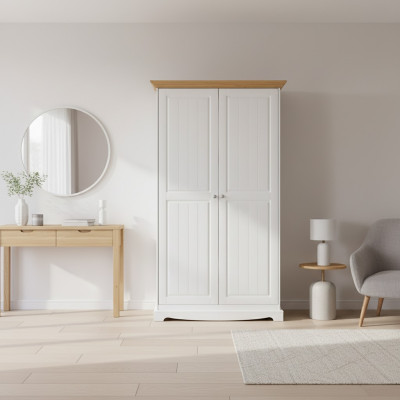 Armario Dormitorio Armario Diseño Lujo Armarios Estante Nuevo Madera Maciza