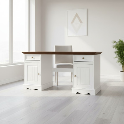 Escritorio Diseño Italiano Estilo Muebles Clásico Lujo Oficina Mesa Silla Casa de Campo