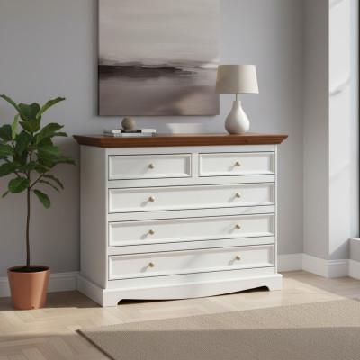 Cómoda país casero de lujo armarios de madera cómoda alta armario lado bajo boar
