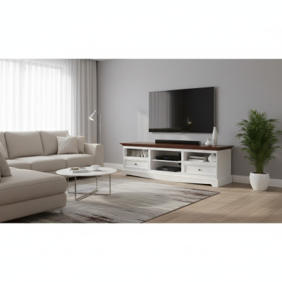 Diseño Aparador Armario Cómoda Cómodas Tablero Bajo Estantería Sala de estar Equipo de televisión Madera.