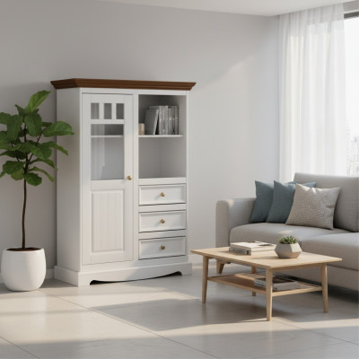 Cómoda armario de madera sala de estar de madera Diseño Clásico de cajoneras Cómodas