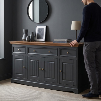 Diseño de cómodas de lujo Cómoda Consola Mueble Aparador Bajo estilo casa de campo nuevo