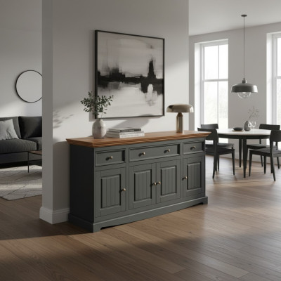 Diseño de cómodas de lujo Cómoda Consola Mueble Aparador Bajo estilo casa de campo nuevo