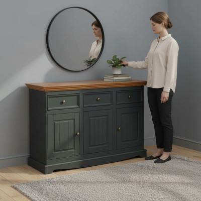 Diseño armario de cómoda de madera de alto brillo xxl Gran lujo Aparador estantería Nueva cómoda