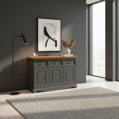 Diseño armario de cómoda de madera de alto brillo xxl Gran lujo Aparador estantería Nueva cómoda