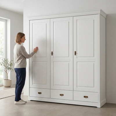 Armario de ropa estante multiusos armario estantería almacenamiento guardarropa muebles nuevo