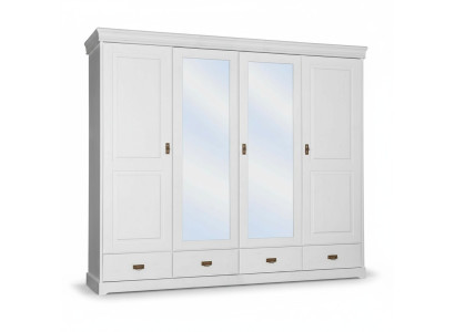 Armario estilo casa de campo estantería armario armarios madera muebles blanco.