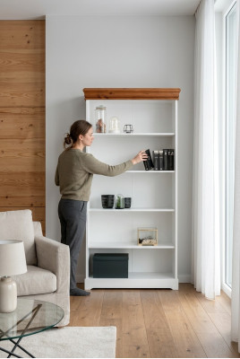 Diseño de estantería librería, estantería de pared, estante, armario de libros, mueble de salón, sala de estar, pared, estante.