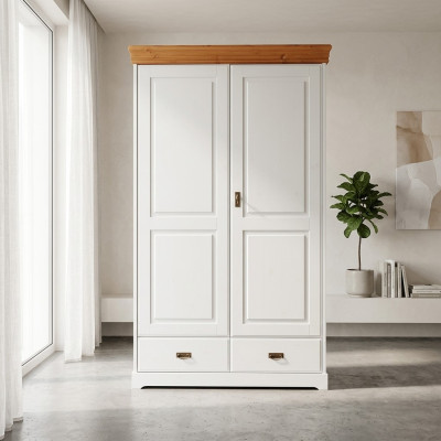 Armario multifuncional de madera mueble estante de almacenamiento armario ropero perchero estante