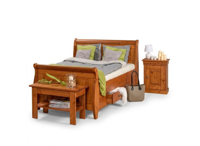 Lujo cama 2x mesita de noche 3 piezas. Conjunto camas cama doble dormitorio hotel matrimonio Nuevo