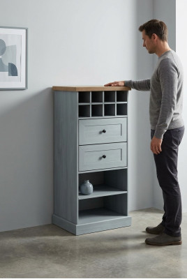 Casa de campo blanco armario cómoda mesa de TV aparador madera buffet cómodas aparador