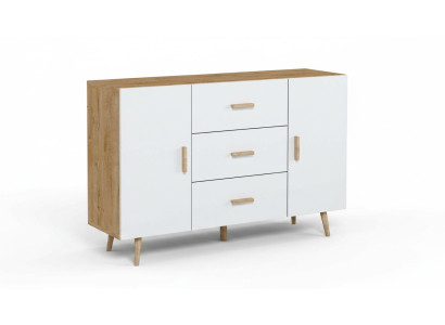 Cómoda estante 140cm armarios estanterías almacenamiento brillo nuevo cómoda aparador