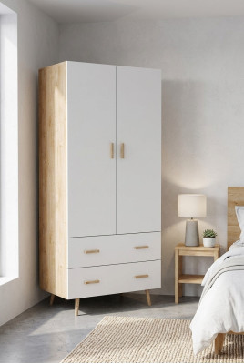 Dormitorio Armario de madera Nuevos Armarios Vestuario Muebles Nuevo Diseño Armario
