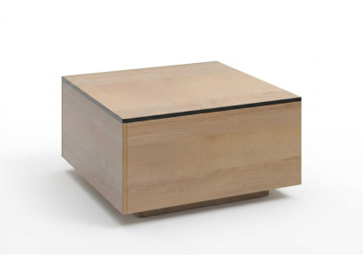 Mesa auxiliar Mesa de centro Madera maciza Mobiliario Muebles Roble 80x80cm Nuevo Mesas