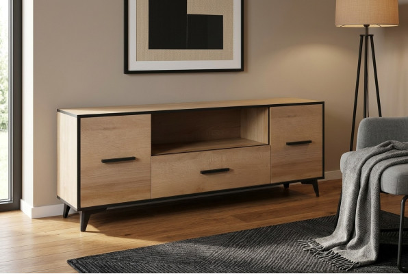 Mueble bajo de lado gabinete sala de estar estante de diseño de lujo de televisión, tocador.