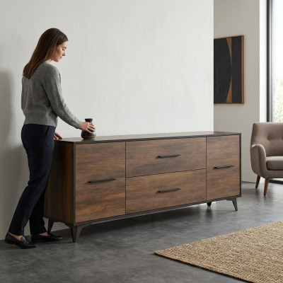 Sala de estar muebles de madera aparador bajo para TV mueble rtv muebles italianos nuevo