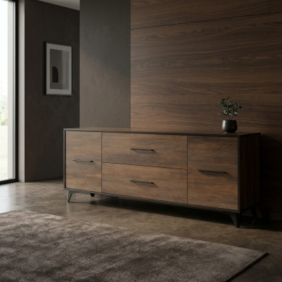 Sala de estar muebles de madera aparador bajo para TV mueble rtv muebles italianos nuevo