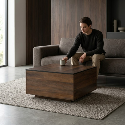 Mesa de centro Mesas Diseñador Mesa auxiliar Nueva Mesa de salón Mesas de centro Madera