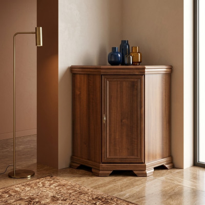 Cómoda de madera para sala de estar con cajones, cómoda hecha a mano para dormitorio.