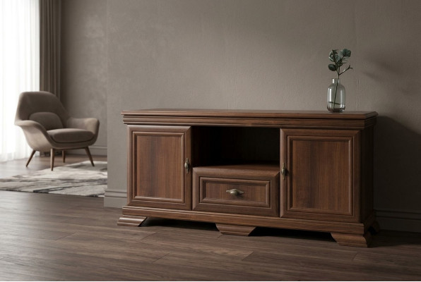 Cómoda clásica de madera Aparador Cómodas Tableros bajos Armario de salón Nuevo