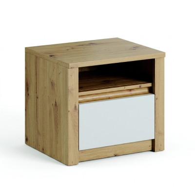 Mesita de noche Cómoda Trabajo artesanal Muebles de madera Mesita de noche Moderno