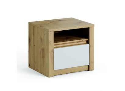 Mesita de noche Cómoda Trabajo artesanal Muebles de madera Mesita de noche Moderno