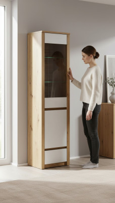 Armario de vidrio nuevo modelo gabinete armarios vitrina vitrina vitrina