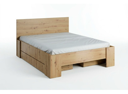 Cama clásica Cama matrimonial Doble cama Cama de madera Dormitorio rural Hotel